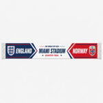 Global Soccer Event 2026 England Vs Norway Quarter Final Scarf Version 2