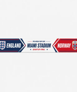 Global Soccer Event 2026 England Vs Norway Quarter Final Scarf Version 2