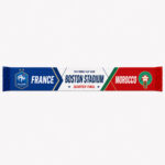Global Soccer Event 2026 France Vs Morocco Quarter Final Scarf Version 2