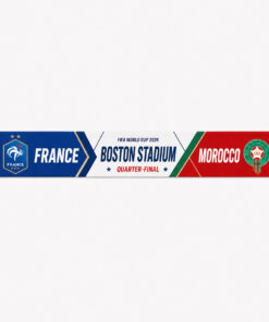 Global Soccer Event 2026 France Vs Morocco Quarter Final Scarf Version 2