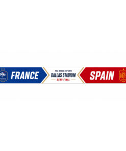 Global Soccer Event 2026 France Vs Spain Quarter Final Scarf Version 4