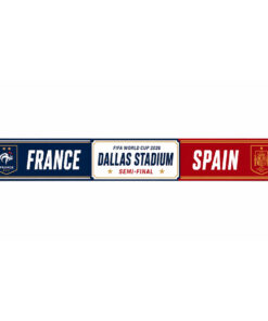 Global Soccer Event 2026 France Vs Spain Quarter Final Scarf Version 5