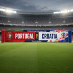 Global Soccer Event 2026 Portugal Vs Croatia Scarf Version 3