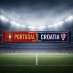Global Soccer Event 2026 Portugal Vs Croatia Scarf Version 5