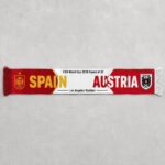 Global Soccer Event 2026 Spain Vs Austria Scarf Version 3