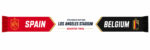 Global Soccer Event 2026 Spain Vs Belgium Quarter Final Scarf Version 1