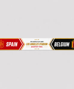 Global Soccer Event 2026 Spain Vs Belgium Quarter Final Scarf Version 3