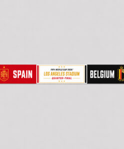 Global Soccer Event 2026 Spain Vs Belgium Quarter Final Scarf Version 4