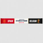 Global Soccer Event 2026 Spain Vs Belgium Quarter Final Scarf Version 5