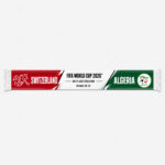 Global Soccer Event 2026 Switzerland Vs Algeria Round of 32 Scarf Version 2