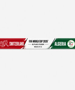 Global Soccer Event 2026 Switzerland Vs Algeria Round of 32 Scarf Version 2