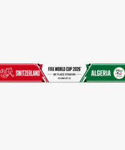 Global Soccer Event 2026 Switzerland Vs Algeria Round of 32 Scarf Version 3