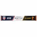 Global Soccer Event 2026 USA Vs Belgium Scarf Version 10