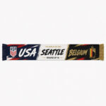 Global Soccer Event 2026 USA Vs Belgium Scarf Version 3