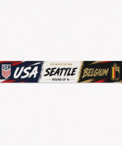 Global Soccer Event 2026 USA Vs Belgium Scarf Version 3
