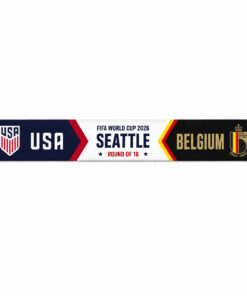Global Soccer Event 2026 USA Vs Belgium Scarf Version 4