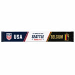 Global Soccer Event 2026 USA Vs Belgium Scarf Version 6