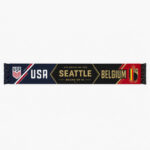 Global Soccer Event 2026 USA Vs Belgium Scarf Version 7