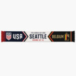 Global Soccer Event 2026 USA Vs Belgium Scarf Version 8