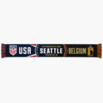 Global Soccer Event 2026 USA Vs Belgium Scarf Version 9