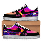 Grand Theft Auto VI Game Inspired Air Force 1 Shoes Sneakers for Gaming Fans