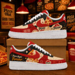 Pizza Hut Good Times Great Pizza Air Force 1 Shoes Sneakers for Food Lovers