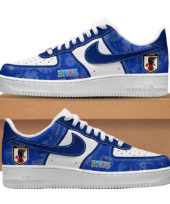 Samurai Blue Japan Soccer x One Piece Air Force 1 Shoes Sneakers