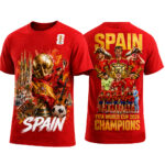 Spain World Cup 2026 Champions Graphic Shirt for Soccer Fans
