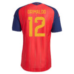Unisex Álex Grimaldo Spain National Team 2026 Home Stadium Soccer Jersey for Soccer Fans