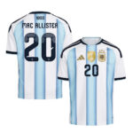 Unisex Alexis Mac Allister Argentina National Team 2026 Home Stadium Soccer Jersey for Soccer Fans