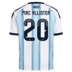 Unisex Alexis Mac Allister Argentina National Team 2026 Home Stadium Soccer Jersey for Soccer Fans