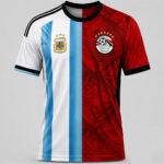 Unisex Argentina Vs Egypt Global Soccer Event 2026 Graphic Shirt for Soccer Fans