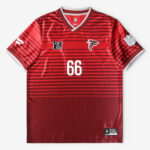 Unisex Atlanta Falcons National Football League Red Soccer Jersey 2026 for Football Fans