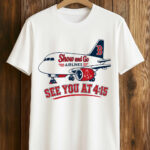 Unisex Boston Red Sox Show and Go Airlines Graphic Shirt for Baseball Fans