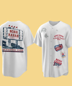 Unisex Boston Red Sox x Noah Kahan The Great Divide Tour 2026 Baseball Jersey for Music and Baseball Fans