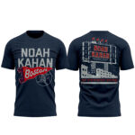 Unisex Boston Red Sox x Noah Kahan The Great Divide Tour 2026 Version 1 Graphic Shirt for Music and Baseball Fans