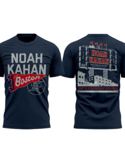 Unisex Boston Red Sox x Noah Kahan The Great Divide Tour 2026 Version 1 Graphic Shirt for Music and Baseball Fans