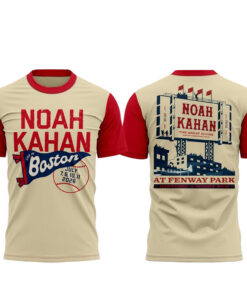 Unisex Boston Red Sox x Noah Kahan The Great Divide Tour 2026 Version 2 Graphic Shirt for Music and Baseball Fans