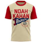 Unisex Boston Red Sox x Noah Kahan The Great Divide Tour 2026 Version 2 Graphic Shirt for Music and Baseball Fans