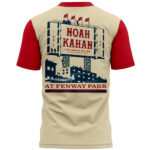 Unisex Boston Red Sox x Noah Kahan The Great Divide Tour 2026 Version 2 Graphic Shirt for Music and Baseball Fans