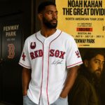 Unisex Boston Red Sox x Noah Kahan The Great Divide World Tour 2026 Baseball Jersey for Music and Baseball Fans