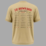 Unisex Boston Red Sox x Zac Brown Band Fenway Park 2026 Graphic Shirt for Baseball and Country Music Fans