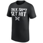 Unisex Brock Lesnar Talk Shit Get Hit Graphic Shirt for Wrestling Fans