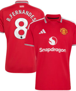Unisex Bruno Fernandes Manchester United 2026-2027 Home On-Field Soccer Jersey for Soccer Fans