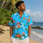 Unisex Bruno Mars The Romantic After Hours Berlin Waves Hawaiian Shirt for Music Fans