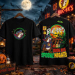 Unisex Buc-ee’s Halloween 2026 Quick Bites Spooky Nights Dark Vampire Graphic Shirt for Halloween Fans