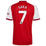 Unisex Bukayo Saka Arsenal 2026-2027 Home Stadium Soccer Jersey for Soccer Fans