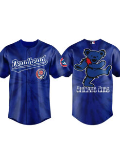 Unisex Chicago Cubs x Grateful Dead Night 2026 Baseball Jersey for Baseball Fans