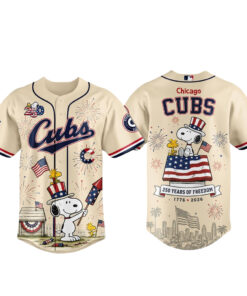 Unisex Chicago White Sox x Peanuts USA 250th Anniversary 2026 Baseball Jersey for Baseball Fans