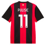 Unisex Christian Pulisic AC Milan 2026-2027 Home Match Soccer Jersey for Soccer Fans